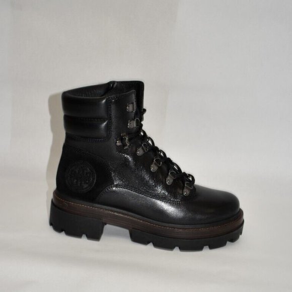 New! Tory Burch Hiker Ankle Boot Black Size 9.5 M DD358 - Picture 3 of 8